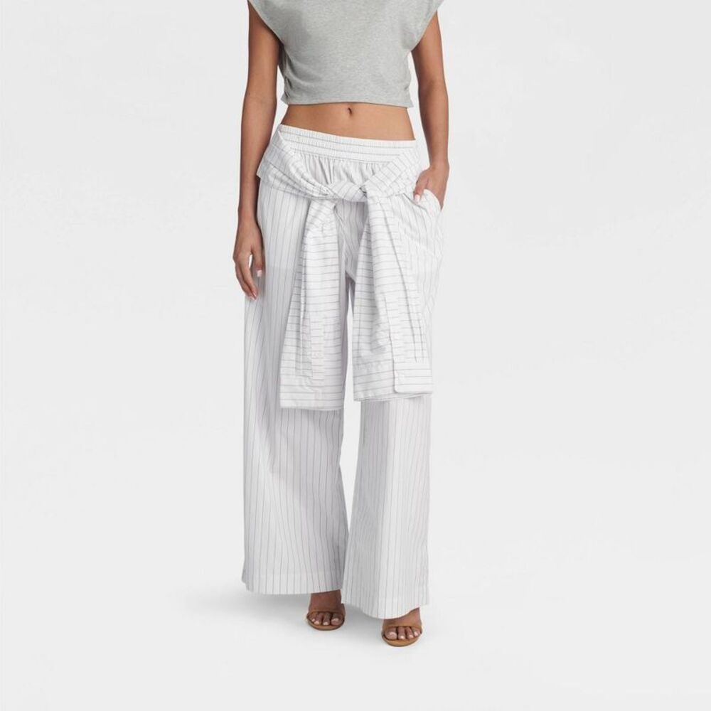 KBB by Kahlana -  Women's 'The Tie Waist Trousers' -  White